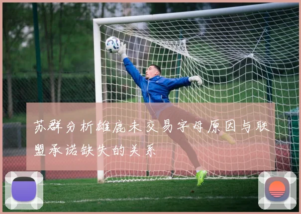 苏群分析雄鹿未交易字母原因与联盟承诺缺失的关系